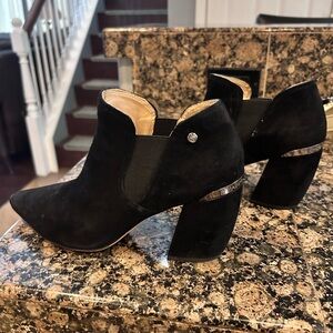 ANTONIO MELANI Black Ankle Booties